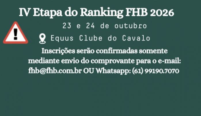 Inscrições abertas - clique aqui